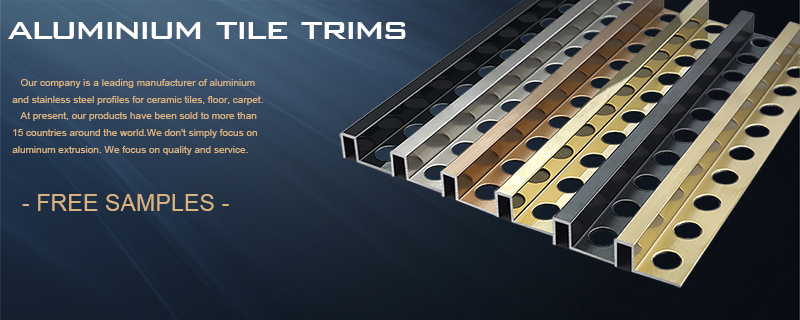 High Quality Wall Decorative Aluminium Tile Trim Profile CRT