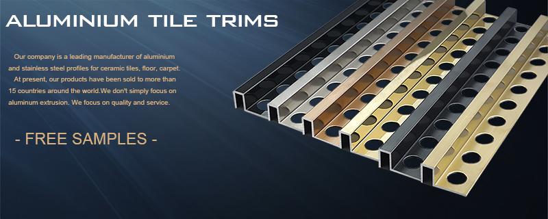 Aluminium Square Shape Tile Trim AG