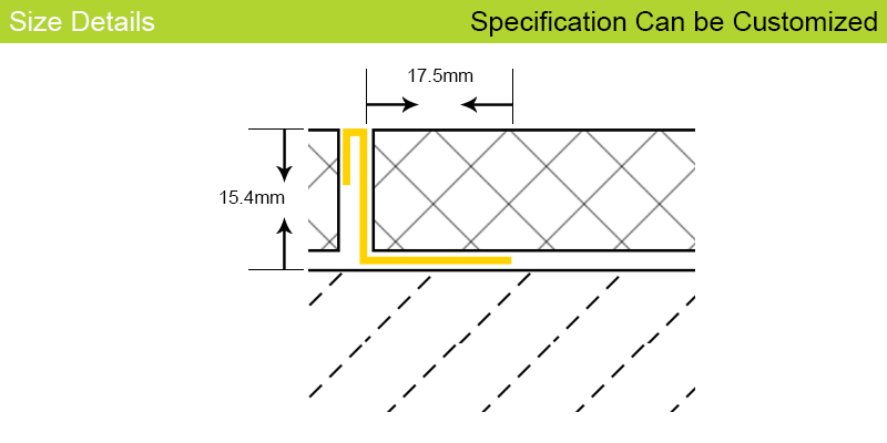 New Design Stainless Steel Floor And Wall Decorative Tile Trim SSASS