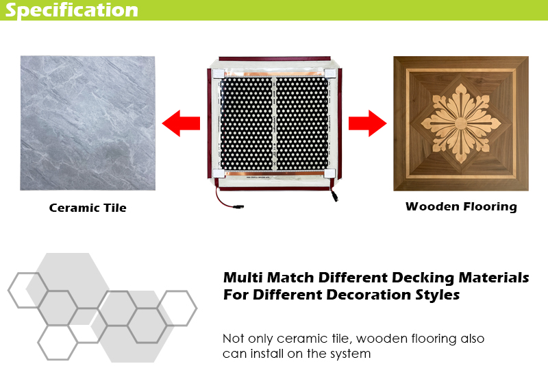 Interlock Graphene Floor Heat System