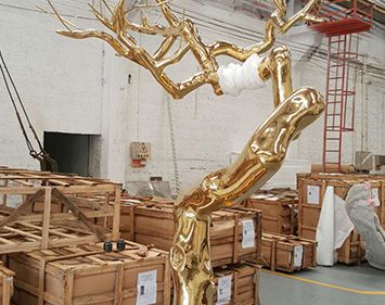 Metal Tree Decoration