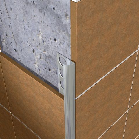 Decorative Anodized Aluminum Corner Tile Trim Of Extrusion Trim Profile