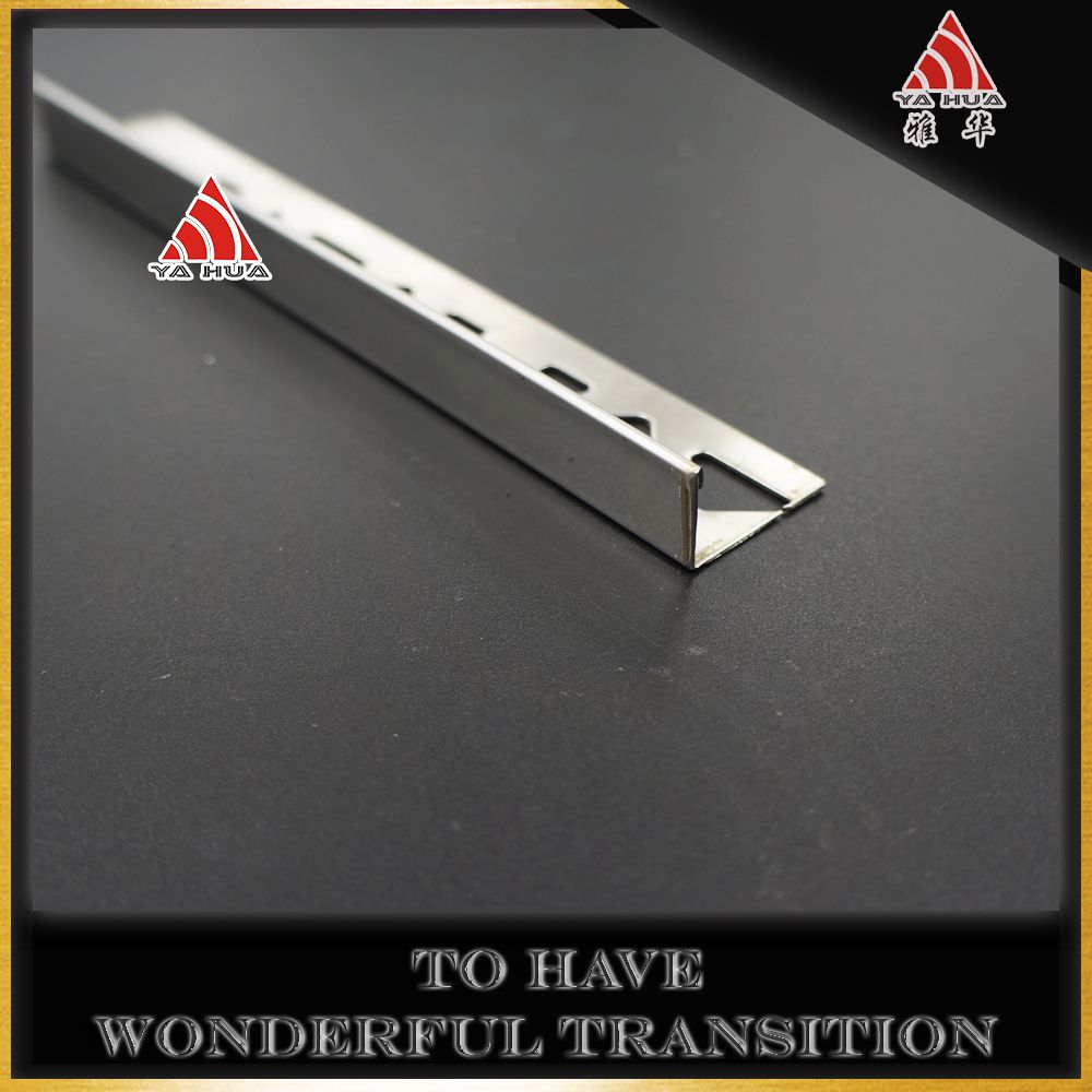 Wholesale Stainless steel tile edge trim l shaped tile trim profile