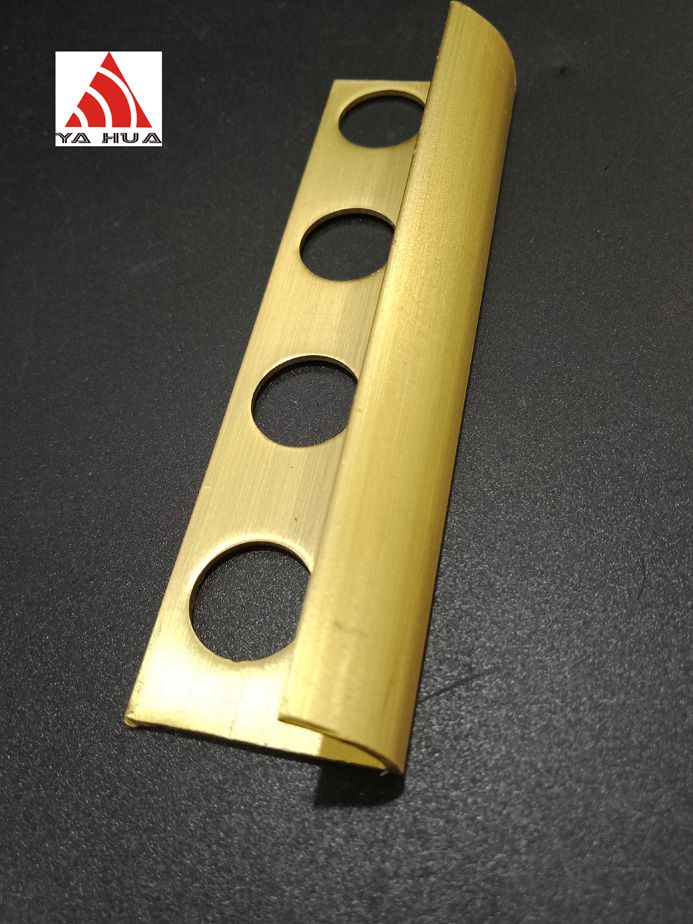 Yellow Brass edge trim 