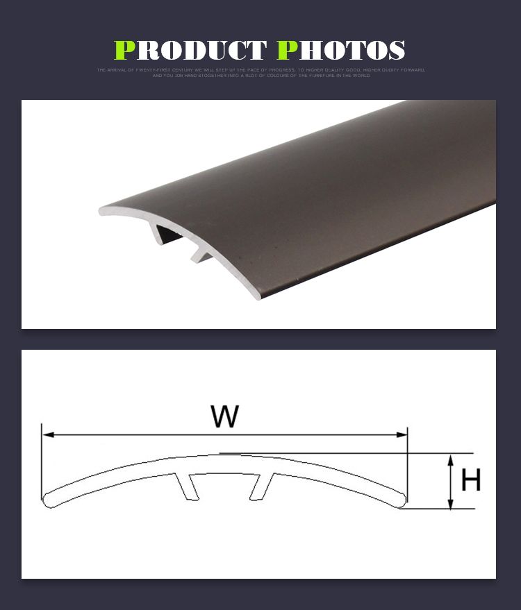 Aluminum factory decorative profile for floor