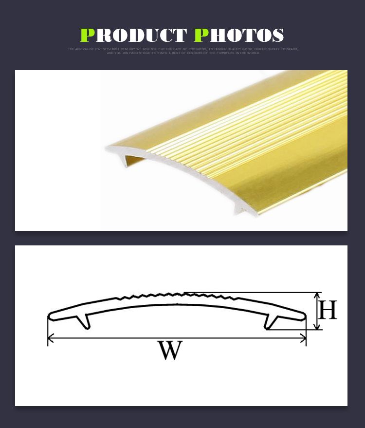 Good lead-time reliable quality floor transition strip on sales