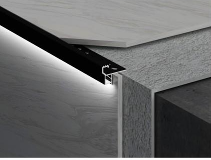 Aluminium Led  stair noring profile LDFS